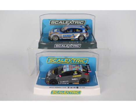 Scalextric - Two boxed Scalextric BTCC 1:32 scale slot cars. Lot consists of C3862 BMW 125 Series 1 BTCC 2016 IHG 'Rob Collar