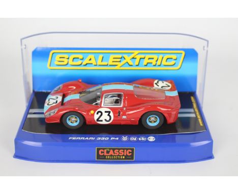 Scalextric - A boxed Scalextric C3028 Ferrari 330 P4 RN23 1:32 scale slot car from the Scalextric 'Classic Collection'. The m