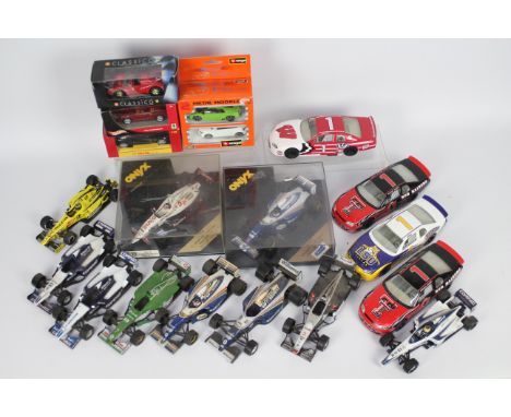 Onyx - Action Models - Hot Wheels - 19 x models in various scales including seven boxed models. Including Onyx Nigel Mansell 