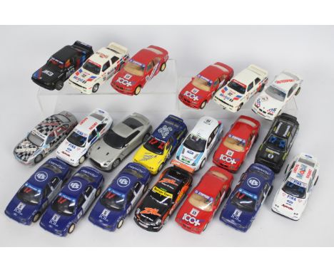 Scalextric - 20 x unboxed 1:32 scale slot cars including four Ford Mondeos, four Ford Escort Cosworths, a Ford Focus, three B