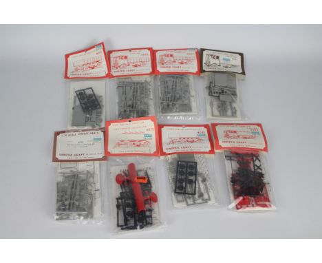 Cooper Craft - Eight bagged 1:76 scale plastic commercial vehicle kits by Cooper Craft. Lot includes #4010 AEC Monarch lorry 