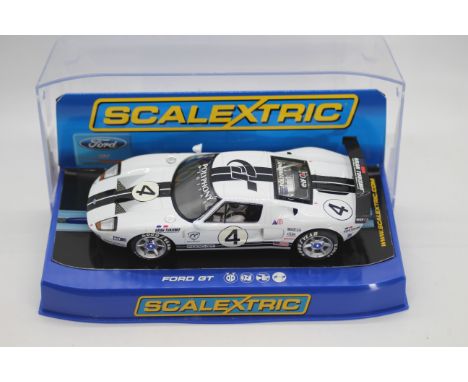 Scalextric - A boxed Scalextric C2995 Ford GT LM RN4 1:32 scale slot car. Model appears to be in Mint condition housed in a M