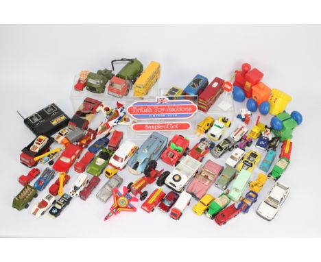 Matchbox - Corgi - Majorette - Dinky - A collection of unboxed model cars in various scales including Dinky Lady Penelope's R