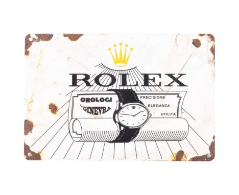 A reproduction enamel sign, W30cm 