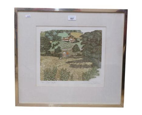 A group of pictures, to include Pamela Nash limited edition lithograph 84/25, another by a different artist 6/50 (the style),