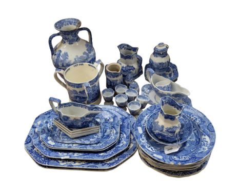 Copeland Spode Italian pattern tyg, jugs, serving plates and egg cups 