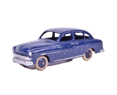 French Dinky Toys - an original vintage French made Dinky Toys model No. 24X Ford Vedette. Dark blue with cream wheels. Appea