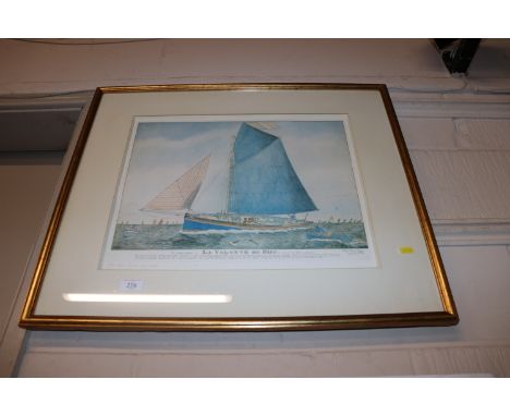 A pencil signed limited edition print "La Volointe de Dieu" 281/300