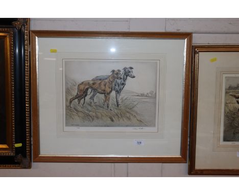 Henry Wilkinson, pencil signed coloured engraving 10/150
