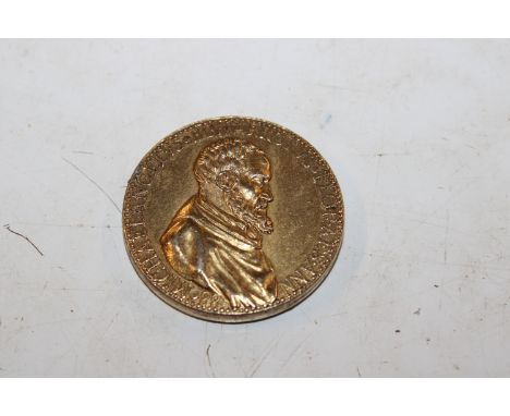 A Michaelangelus Bonarrotus bronze medal with research
