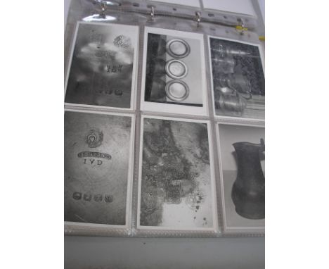 CHANNEL ISLAND'S PEWTER : Three albums of photographs and two albums of negatives of Channel Islands pewter, nearly 400 photo