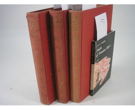 TOLKIEN, J.R.R - Lord of the Rings : 3 vols, org. cloth  light splash marks mainly on the spines which are fading, light hing