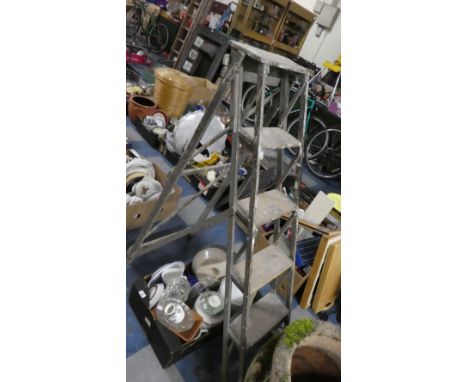 A Vintage Wooden Step Ladder