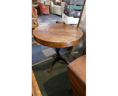 A Mahogany Tripod Drum Table, 75cm Diameter