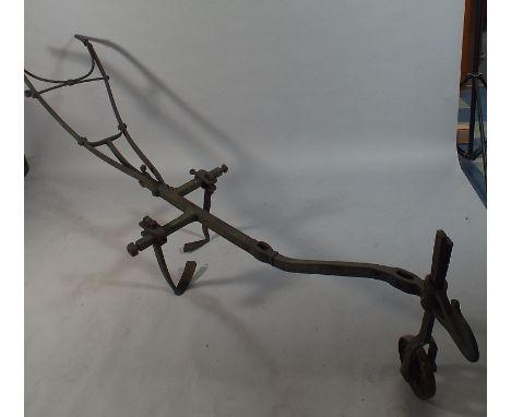 A Vintage Iron Horse Drawn Scuffler 