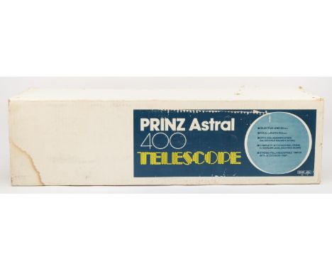 A Prinz Astral 400 Telescope, with original box and manual 