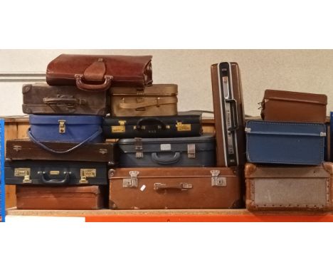 A substantial quantity of bags to include suitcases, briefcases, camera bags and travel trunks. 