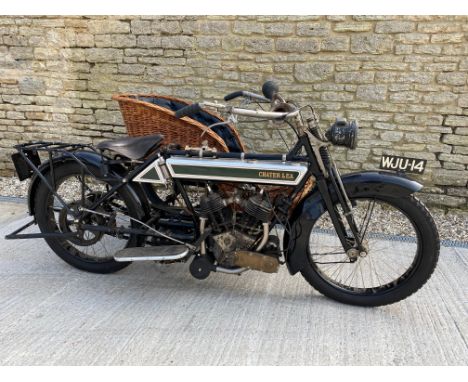 1912 Chater Lea Model 7 V-Twin Combination – same family ownership for 50 yearsReg. no. WJU 14Frame no. 19153Engine no. 22142