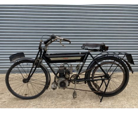 1911 Humber 2hp Lightweight – in the same family for 50 yearsReg. no. JTF 84BFrame no. 270995Engine no. 669One of the first B