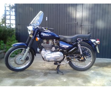 2007 Royal Enfield Bullet ‘Electra X’ 500ccReg. no. EU07 UGEFrame no. ME3AHBST57C001506Engine no. 7LS51506AThe 500cc Electra 