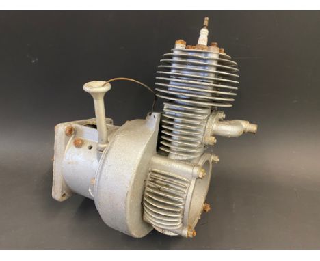 A Vincent two-stroke industrial engine marked Versatiller Motor Gardener.