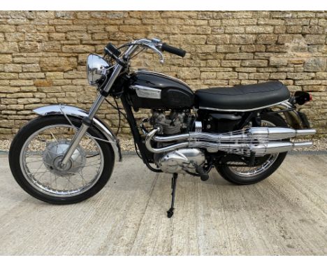 1967 Triumph T100CReg. no. PHJ 201EFrame no. T100C H56774Engine no. H56774In 1967 the Triumph Tiger 100 line up received a li
