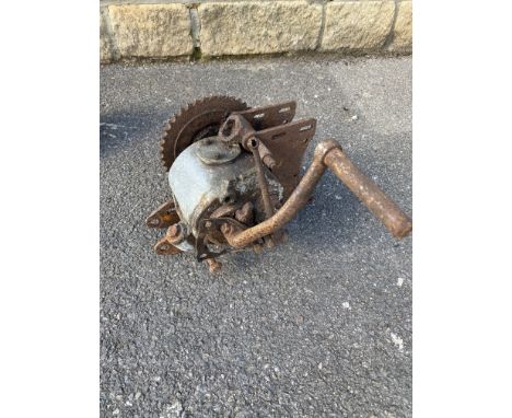 A BSA three speed gearbox, hand change, plus a BSA barrel, cylinder head and down pipe both believed to be from a circa 1934 