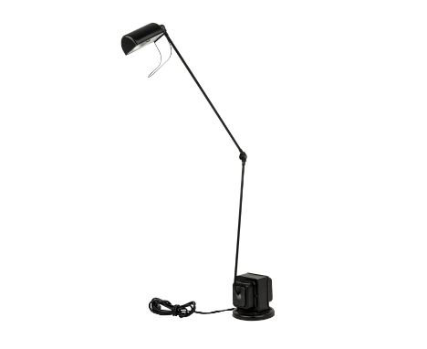 TOMMASO CIMINI, Tischleuchte "Daphine" Lumina, Gestell aus Metall, eine Brennstelle, Leuchtenkopf 360° drehbar, Leuchtenarm f