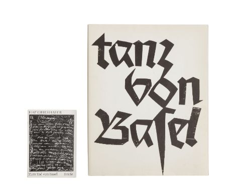 GRIESHABER, HAP (1909-1981), "Totentanz von Basel, mit den Dialogen des mittelalterlichen Wandbildes," Dresden: VEB Verlag de