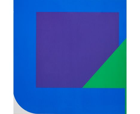 PFAHLER, GEORG KARL (1926-2002) "Ohne Titel" Serigraphie, verso signiert und nummeriert: "Pfahler 66/80", HxB: 65/65 cm. Leic