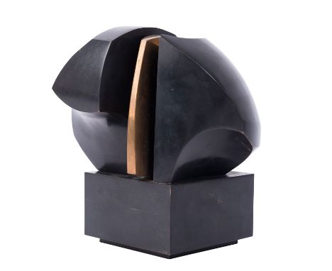 AIZKORBE, FAUSTINO (1948) "Ohne Titel" Bronze, signiert, H: 18 cm. Leichte Altersspuren.Provenienz: direkt vom Künstler erwor