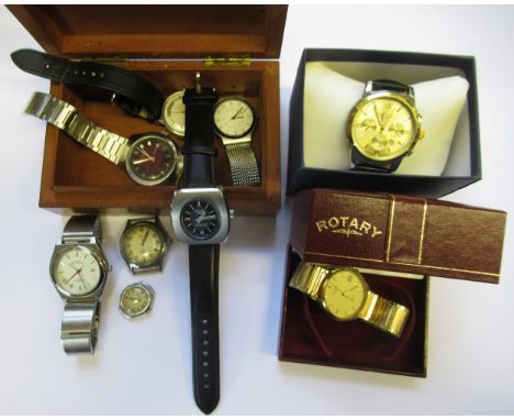 Quantity of various 20th Century watches including Secura, Rotary etc. 