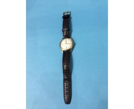 Gentleman's 9ct gold wristwatch, dial signed Rotary