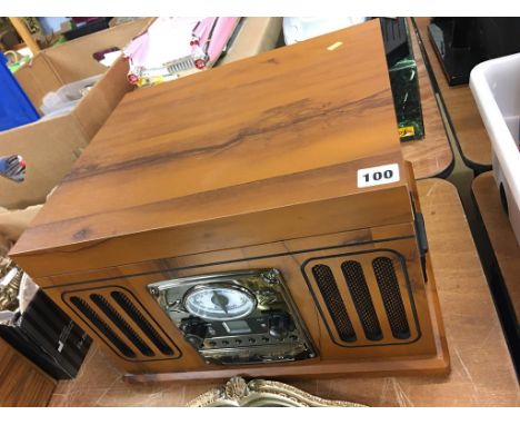 Vintage style record player
