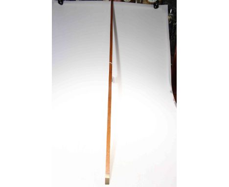 Vintage barrel measuring stick by K. Preston &amp; Son, Birmingham, 1.3 metres length.