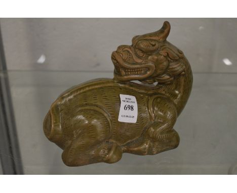 A Chinese pottery model of Kylin.