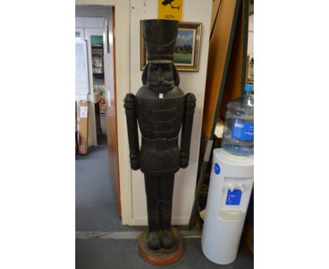 A near life size model of The Nut Cracker.