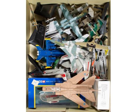 Maisto, Corgi and others. An unboxed group of diecast aircraft: including an A-10 Thunderbolt etc.