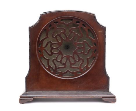 A Marconiphone Type 132 Moving Coil Speaker in mahogany case:, 36x34cm, together with an Amplion Cone Speaker, type AC 29 in 