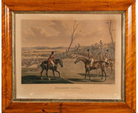 C Hunt after Alken [19th Century] - A set of four fox hunting coloured engravings,:- publish by Lewis &amp; Company, each 38 