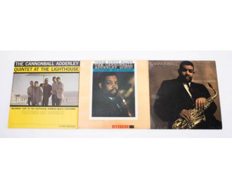 MODERN JAZZThree Cannonball Adderley 12inch LPs (white Riverside label):Cannonball Adderley: Takes Charge  Riverside RLP 12-3