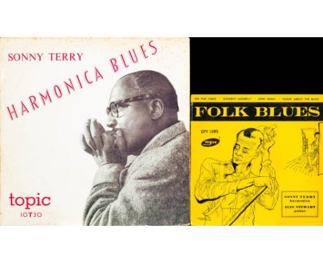 BLUESTwo early Sonny Terry records, a 10 inch album and an EP:10”  Sonny Terry: Harmonica Blues Topic 10T 30EP Sonny Terry: F