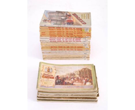 A collection of thirty volumes of 'Historic Exeter' dating from 1907 first edition to 1964.: