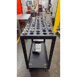 CAT 40 TOOL CART WITH CAT 40 TOOLING