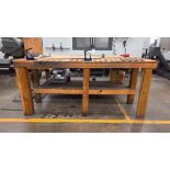 WOODEN WORK BENCH
