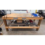 WOODEN WORK BENCH