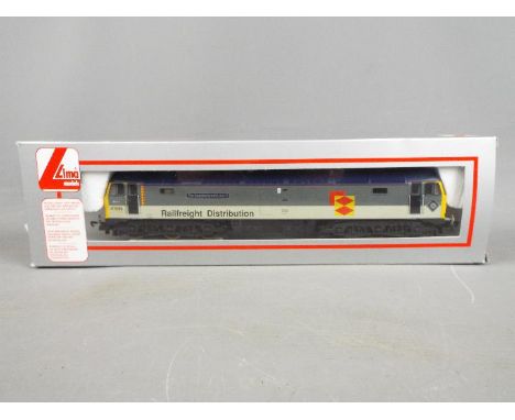 Lima - A boxed Lima #204844 OO gauge Class 47 diesel locomotive, Op.No.47555 'The Commonwealth Spirit' in Railfreight Distrib