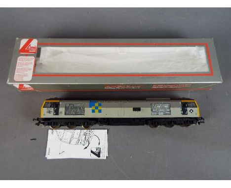 Lima - A boxed Lima #205020 OO gauge Class 60 diesel locomotive, Op.No.60010 'Pumlumon Plynlimon' in Railfreight Construction