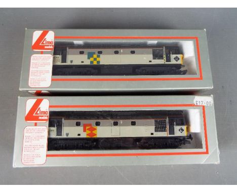 Lima - Two boxed Lima OO gauge Class 33 diesel locomotives. Lot consists of Lima #205070 Op.No.33206 in Railfreight Distribut