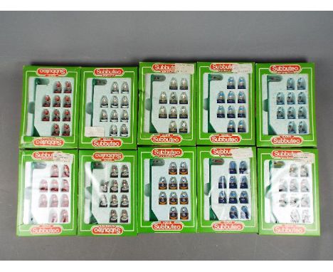 Subbuteo - A squad of 10 boxed Subbuteo football teams both Club and National sides. Lot includes Subbuteo #457 Argentina; #6